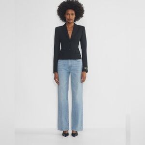 Aritzia Denim Forum Farrah High Rise Wide Leg